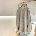 Thick Hooded LazySuper Soft Warm Fleece Sherpa Hooded